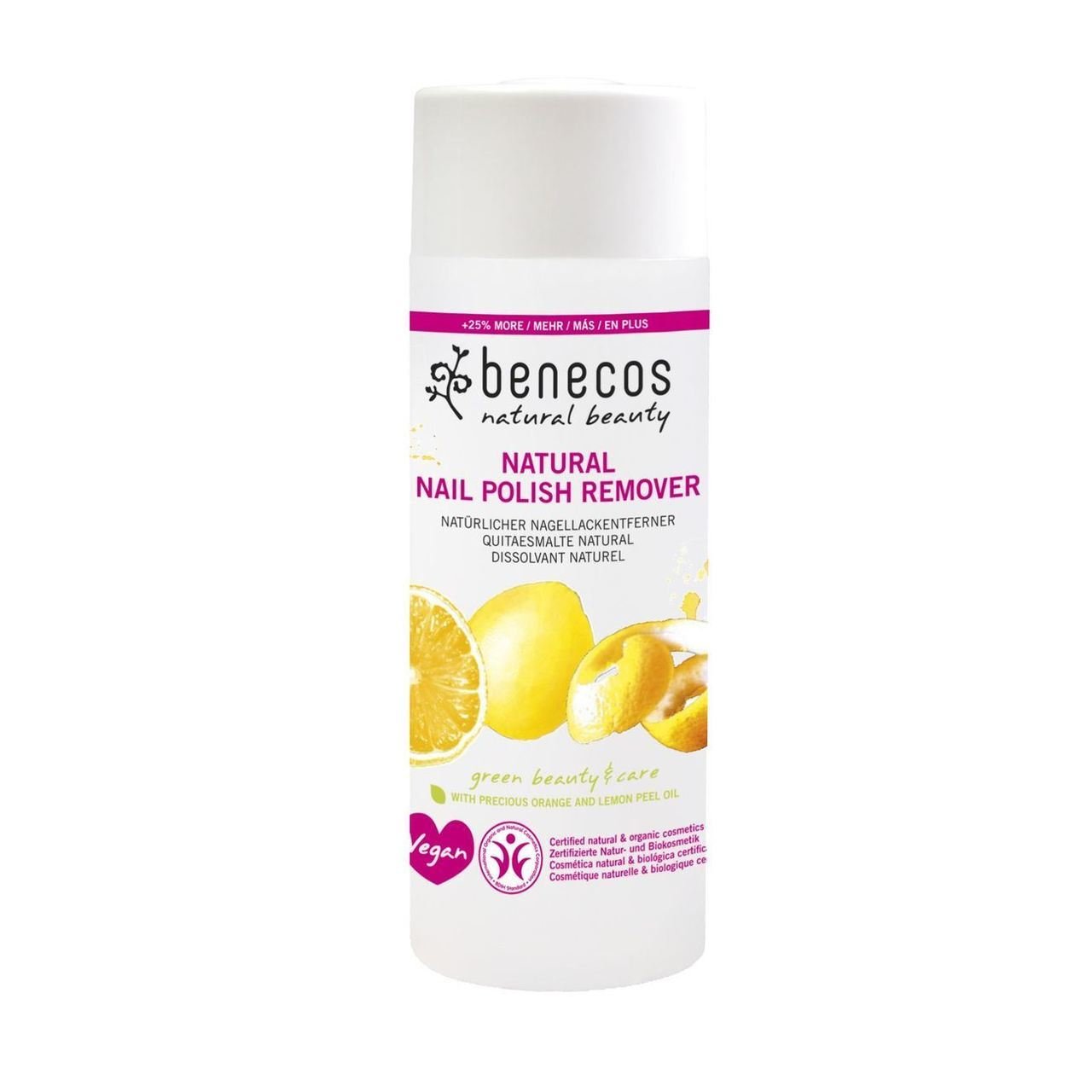 Nail Polish Remover Acetone Free 125ml - Benecos - Nail Polish Remover - Eco Natural Products