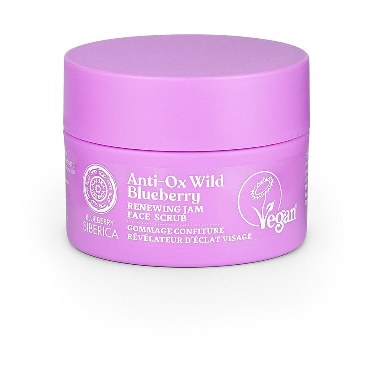 Natura Siberica Anti-OX Wild Blueberry Renewing Jam Face Scrub 50ml jar