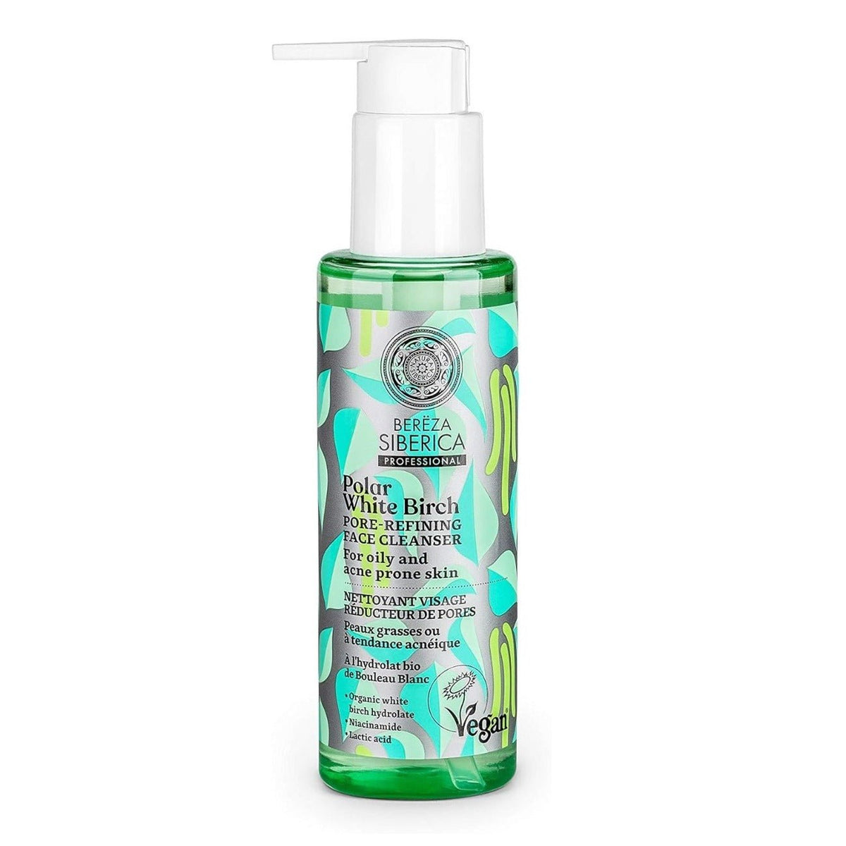 Natura Siberica Bereza Pore - Refining Face Cleanser 145ml, front
