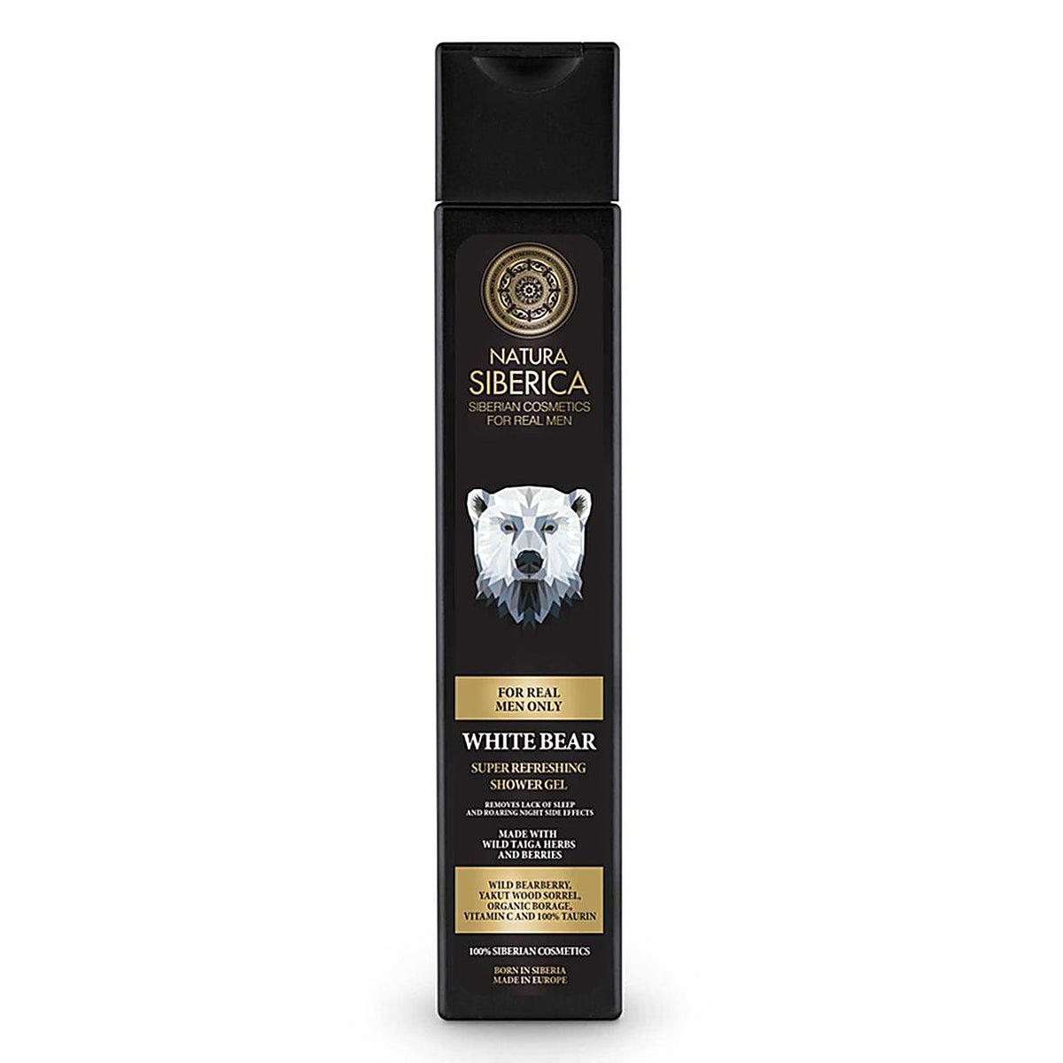 Natura Siberica For Men Only White Bear Shower Gel 250ml, front