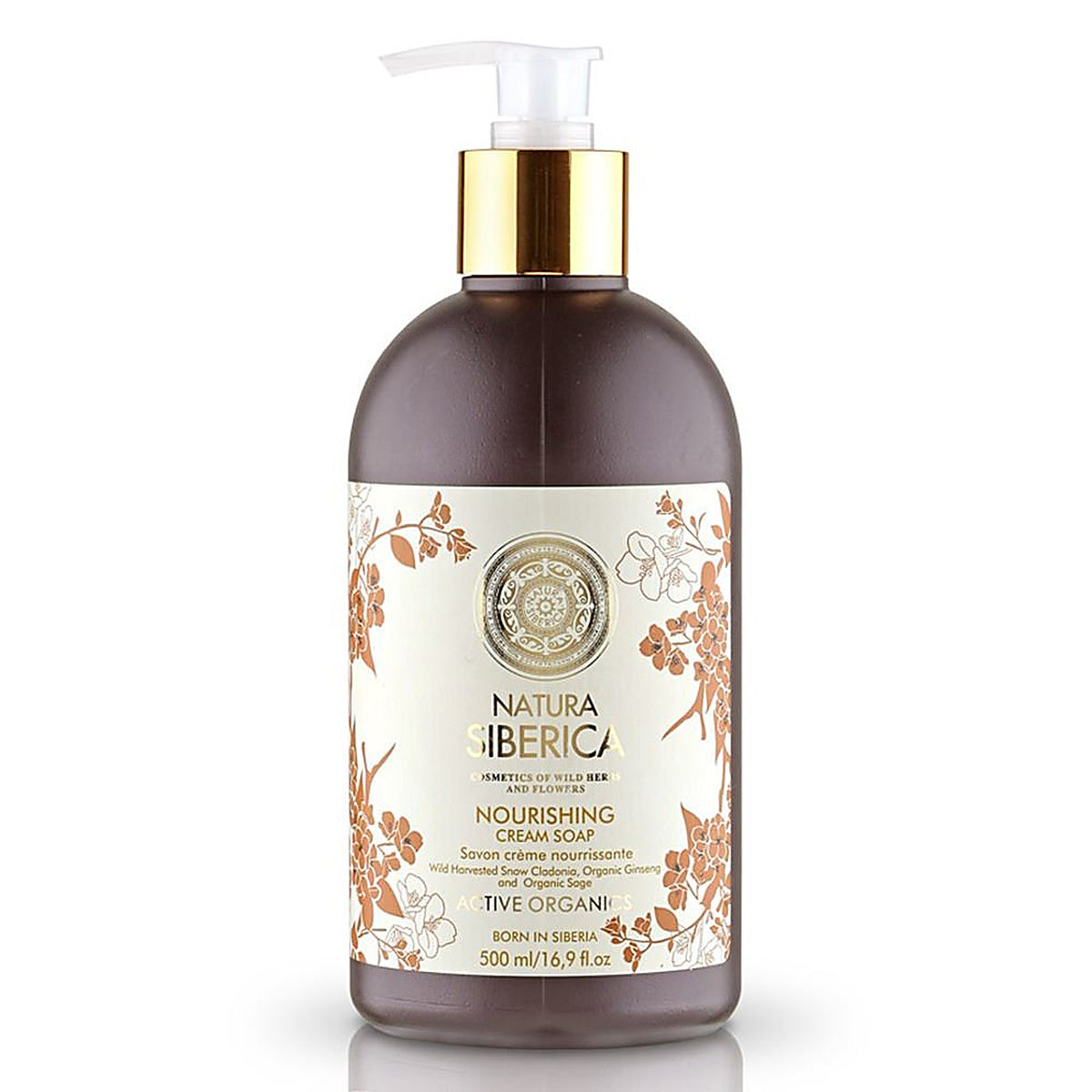 Natura Siberica Nourishing Cream Soap 500ml, front