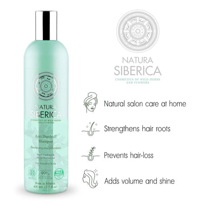 Natura Siberica Shampoo Anti Dandruff for Sensitive Scalp 400ml (NW) - Natura Siberica - Shampoo - Eco Natural Products