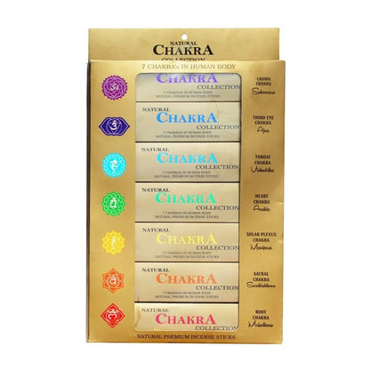 Natural 7 Chakra Incense Sticks Collection - Ayurvedic - Incense Stick - Ayurvedic