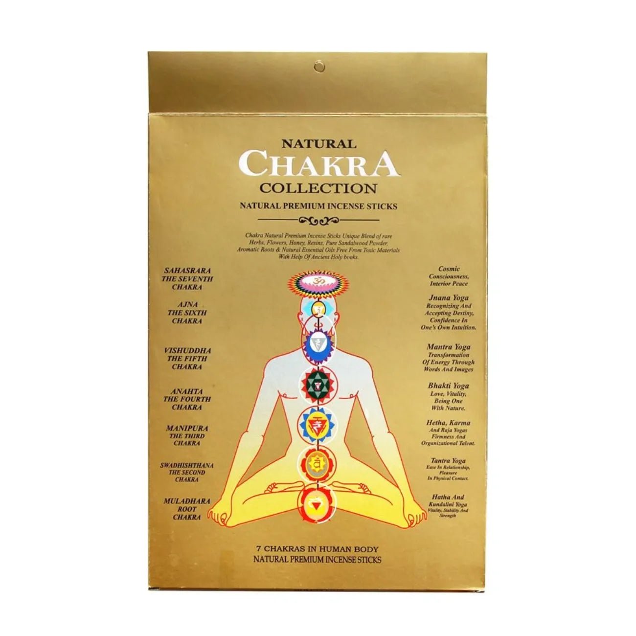 Natural 7 Chakra Incense Sticks Collection - Ayurvedic - Incense Stick - Ayurvedic