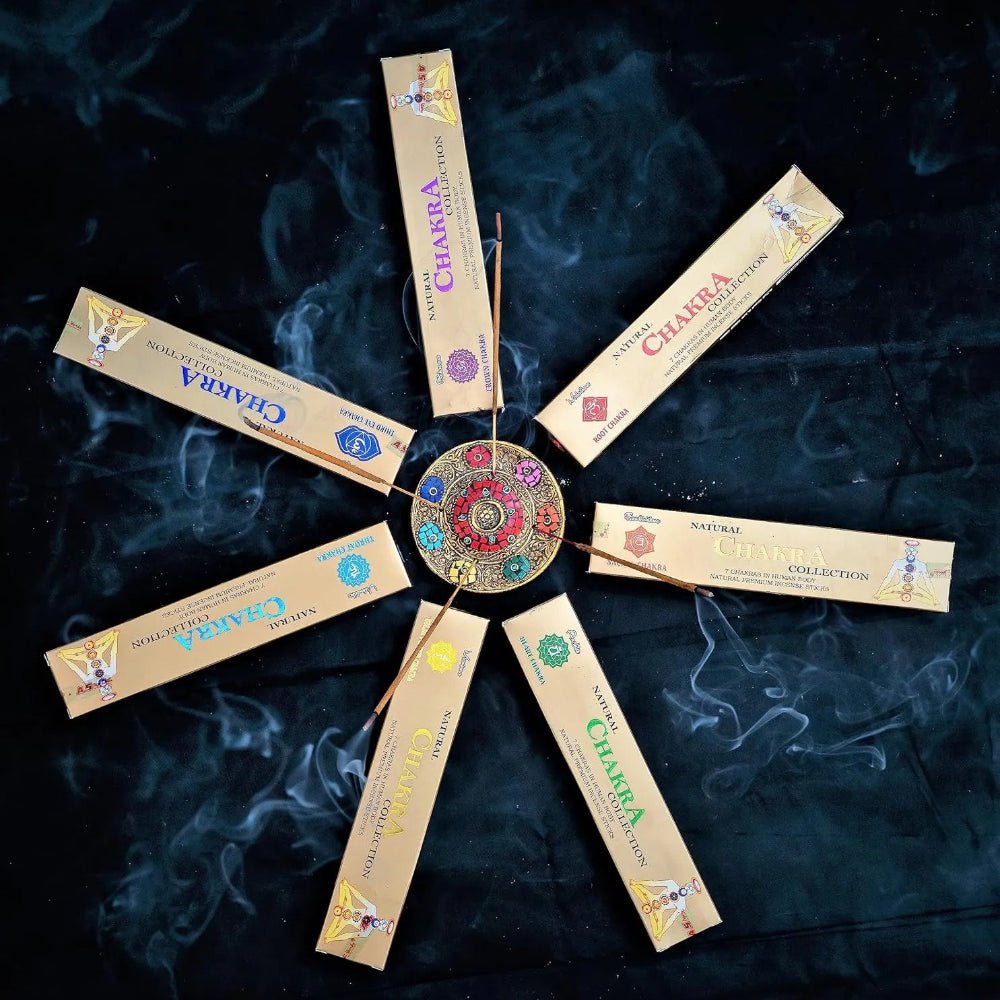 Natural 7 Chakra Incense Sticks Collection - Ayurvedic - Incense Stick - Ayurvedic
