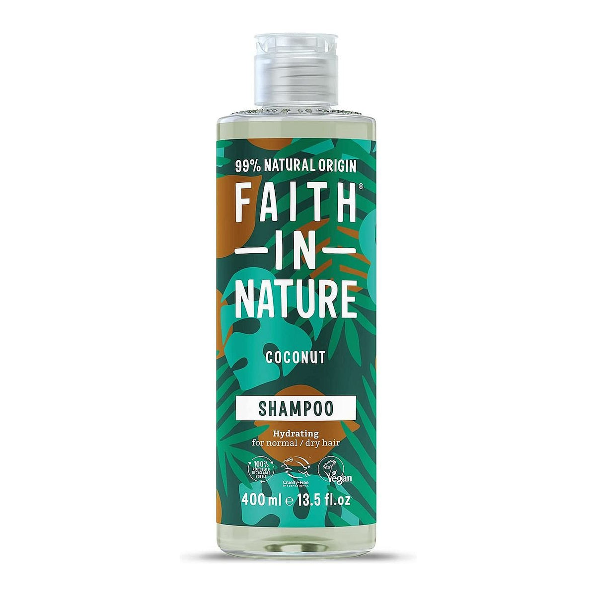 Natural Coconut Shampoo 400ml - Faith in Nature - Shampoo - Eco Natural Products
