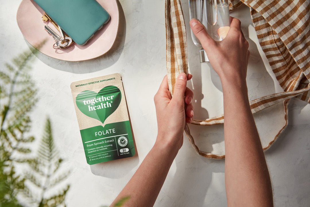 Natural Folate 30 Capsules - Together Health - Food Supplement - Eco Natural Products