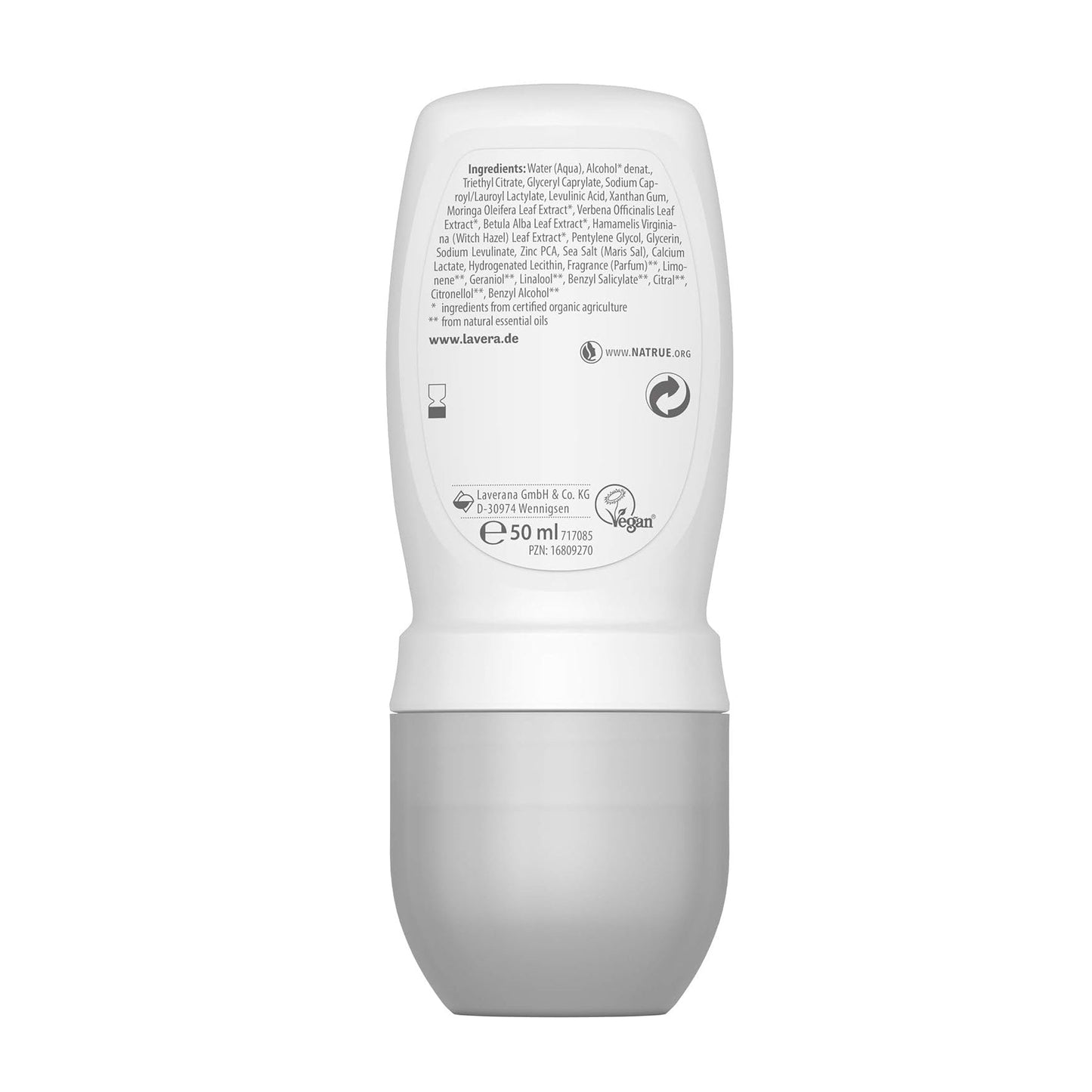 Natural & Invisible Deo Roll On 50ml - Lavera - Deodorants - Eco Natural Products