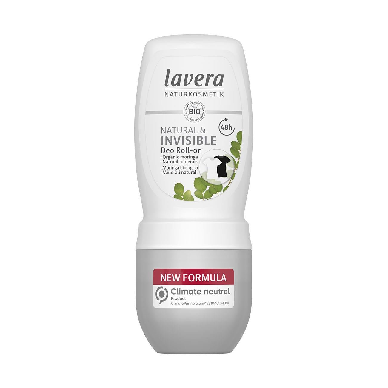 Natural & Invisible Deo Roll On 50ml - Eco Natural Products - Lavera - Deodorants