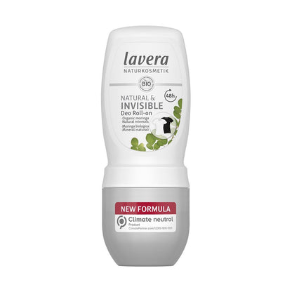 Natural & Invisible Deo Roll On 50ml - Lavera - Deodorants - Eco Natural Products