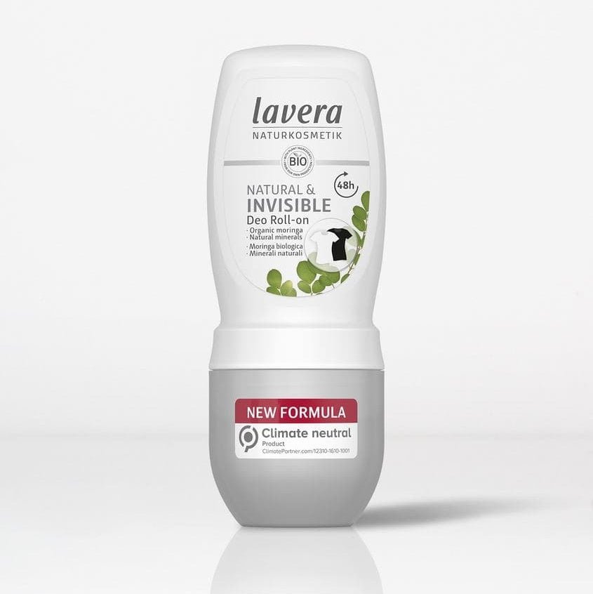 Natural & Invisible Deo Roll On 50ml - Eco Natural Products - Lavera - Deodorants