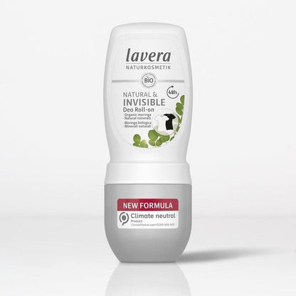 Natural & Invisible Deo Roll On 50ml - Lavera - Deodorants - Eco Natural Products