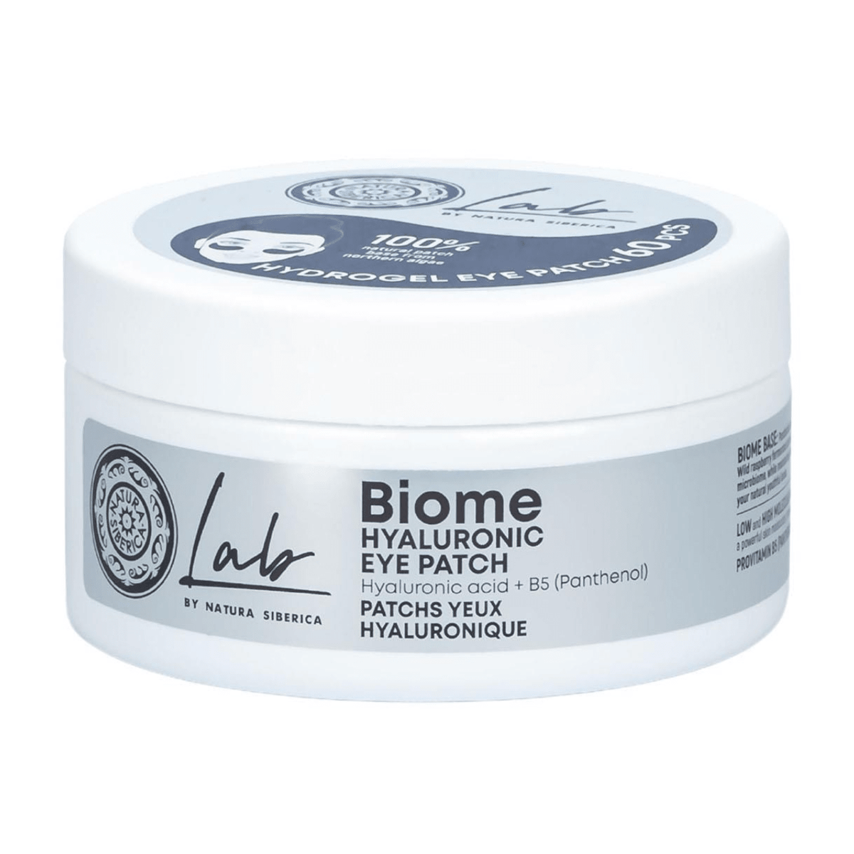 Natural Lab Biome Hyaluronic Eye Patch 60 Pieces - Natura Siberica - Skin Care Masks & Peels - Natura Siberica