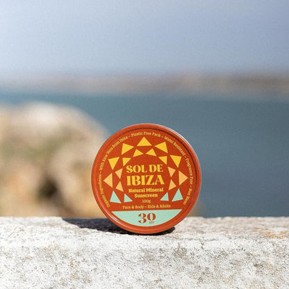 Natural Mineral Face & Body Sunscreen SPF30 - Sol De Ibiza - Sunscreen - Eco Natural Products
