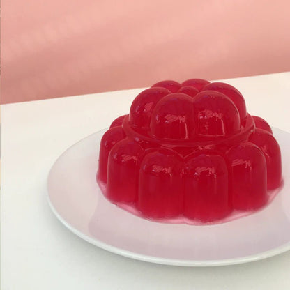 Natural Raspberry Real Fruit Flavoured Jelly Crystals 85g - Just Wholefoods - Jelly - Eco Natural Products
