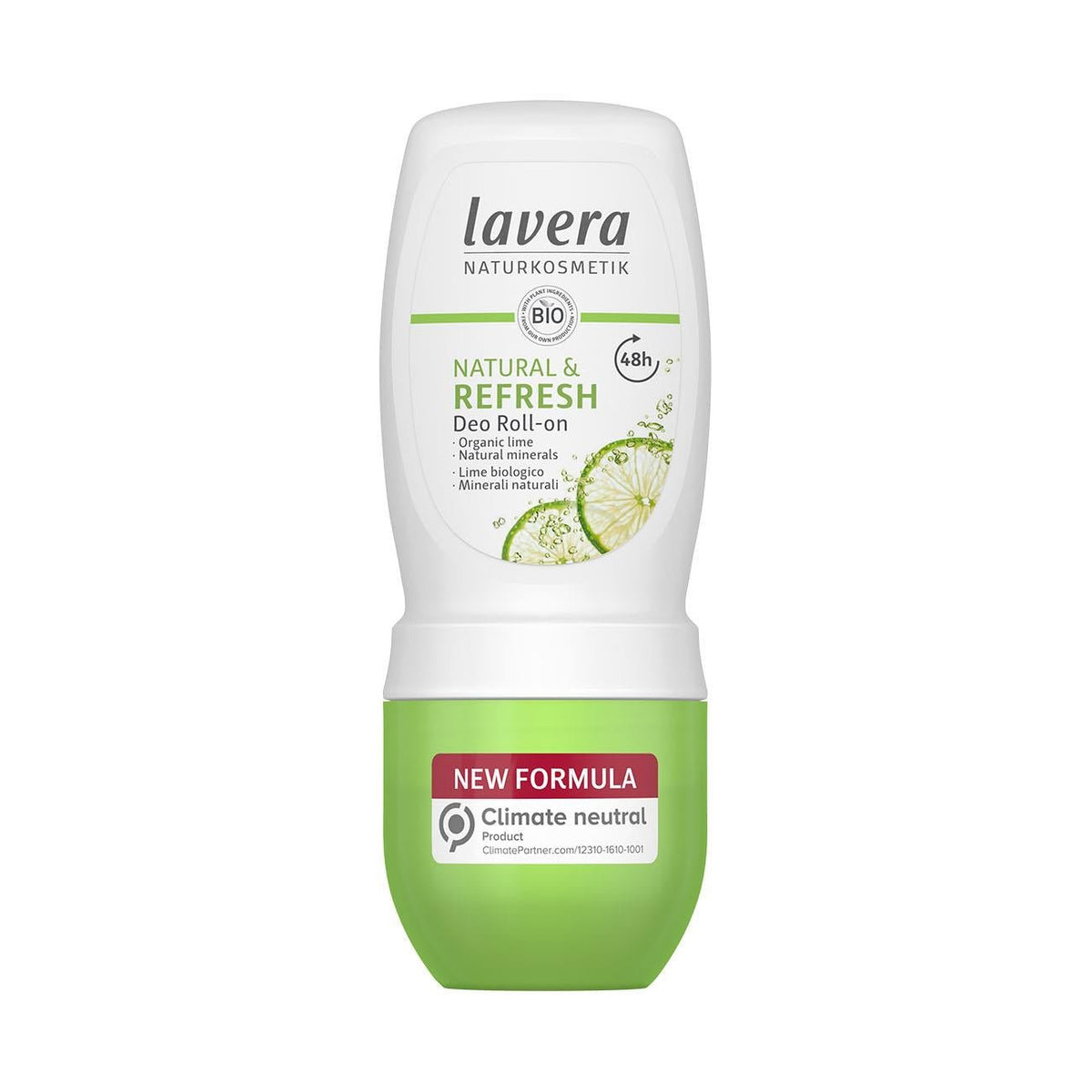 Natural & Refresh Deo Roll On 50ml BBE 07.2025 - Lavera - Lavera