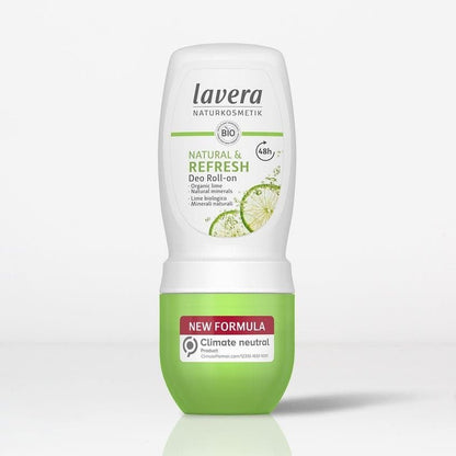 Natural & Refresh Deo Roll On 50ml BBE 07.2025 - Lavera - Deodorants - Lavera