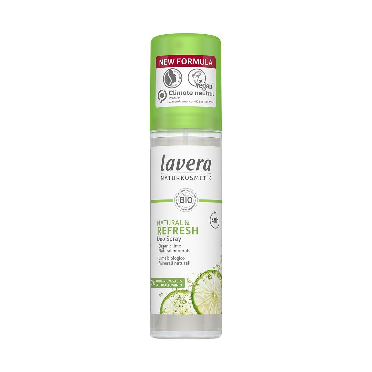 Natural & Refresh Deo Spray 75ml - Eco Natural Products - Lavera - Deodorants