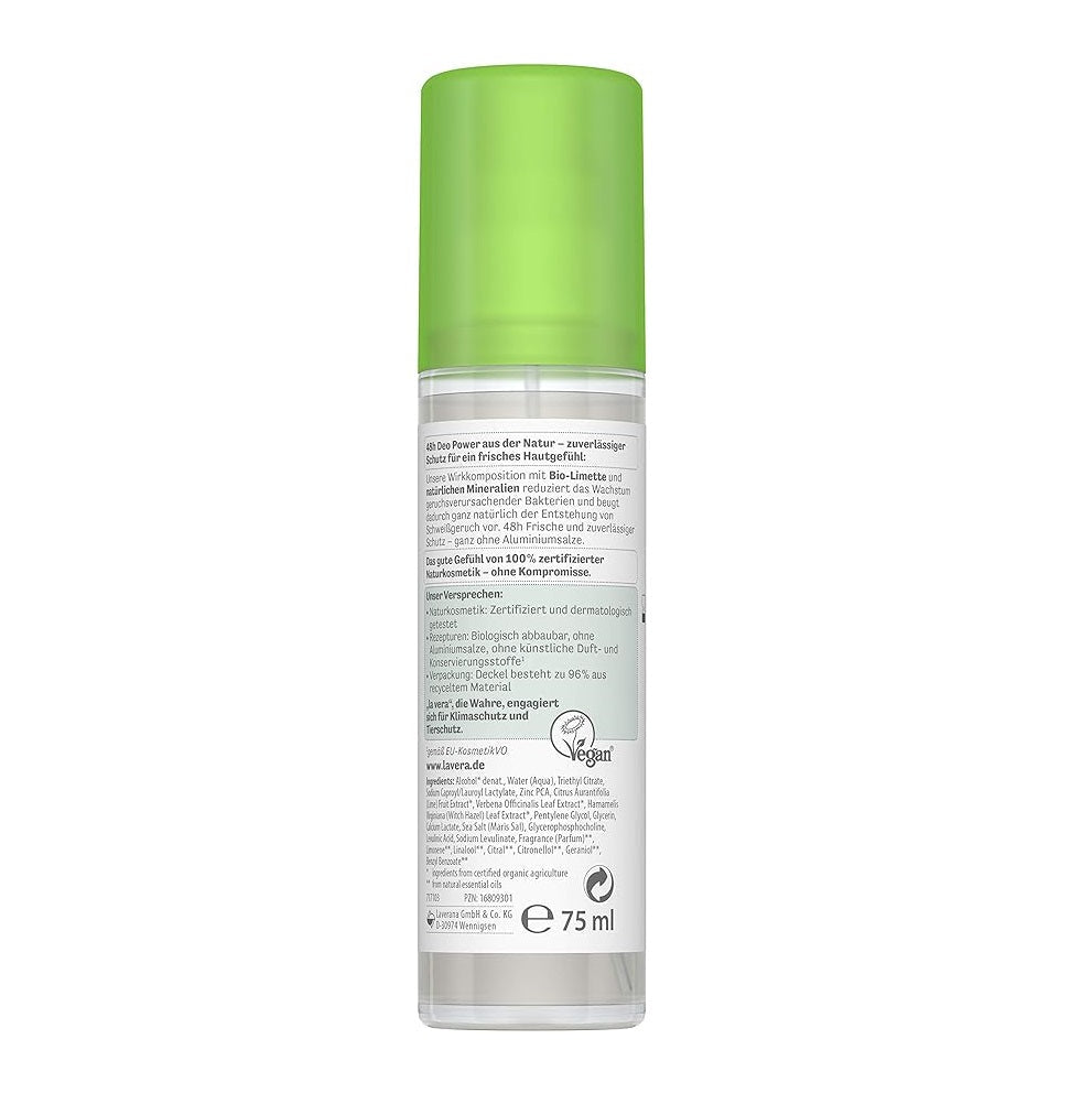 Natural & Refresh Deo Spray 75ml - Eco Natural Products - Lavera - Deodorants