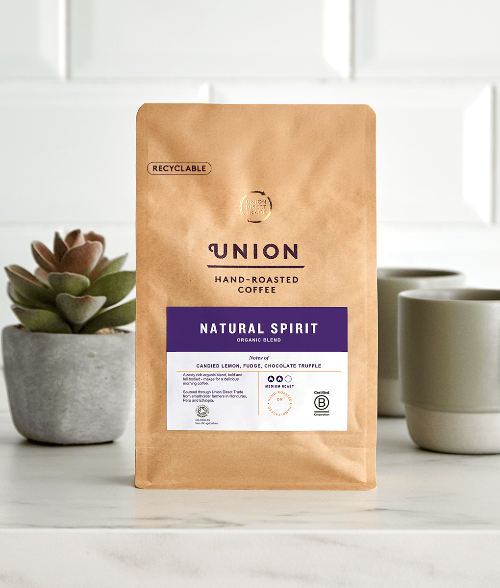 Organic Natural Spirit Wholebean Coffee 200g