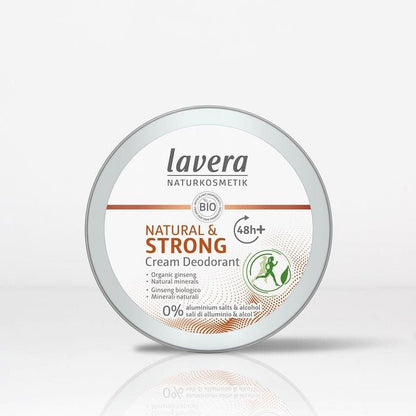 Natural & Strong Cream Deodorant 50ml - Lavera - Deodorants - Eco Natural Products