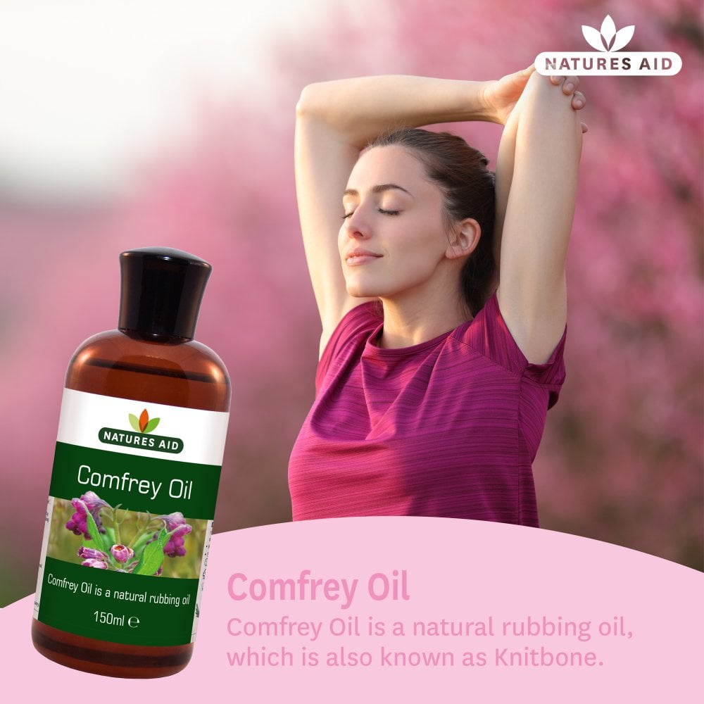 Natures Aid Comfrey Oil 150ml rubbing oil