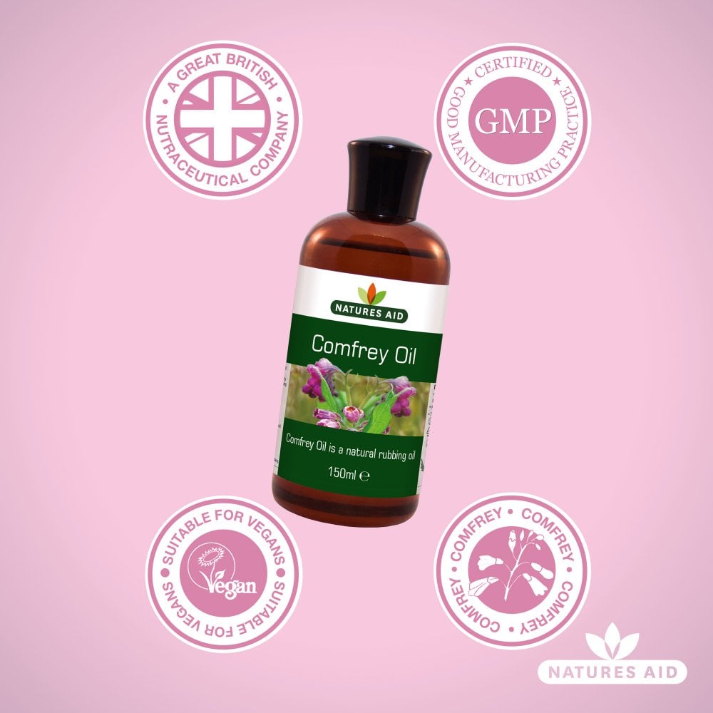 Natures Aid Comfrey Oil 150ml vegan