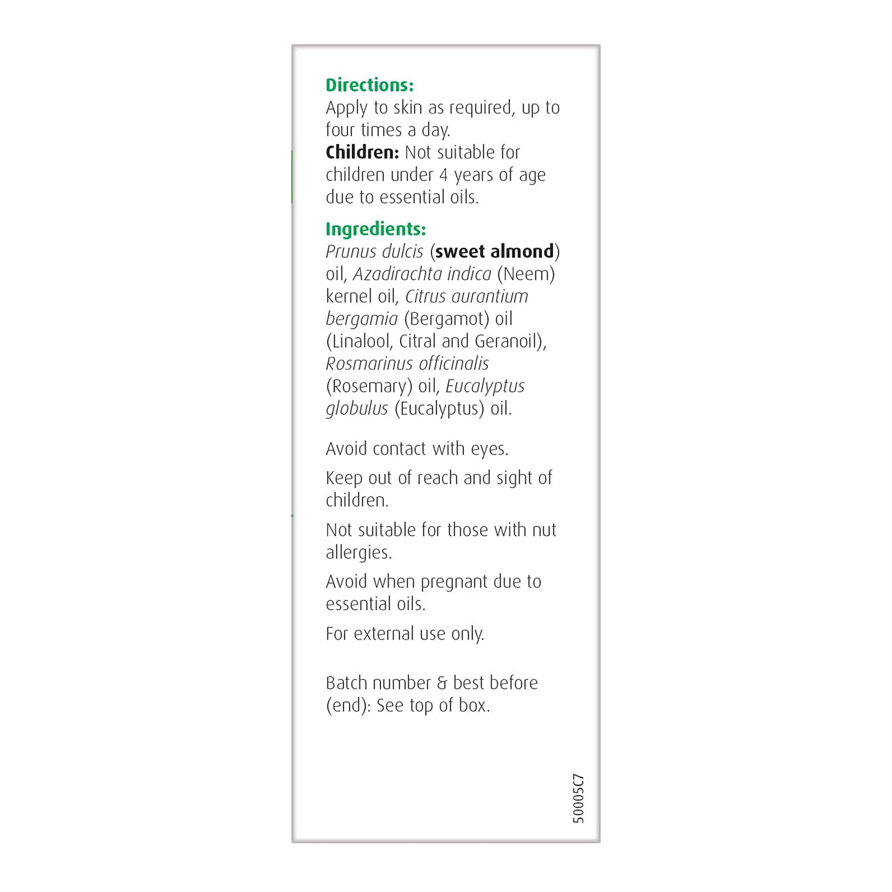 Neem Care Oil 100ml - A. Vogel - Scalp Care - Eco Natural Products