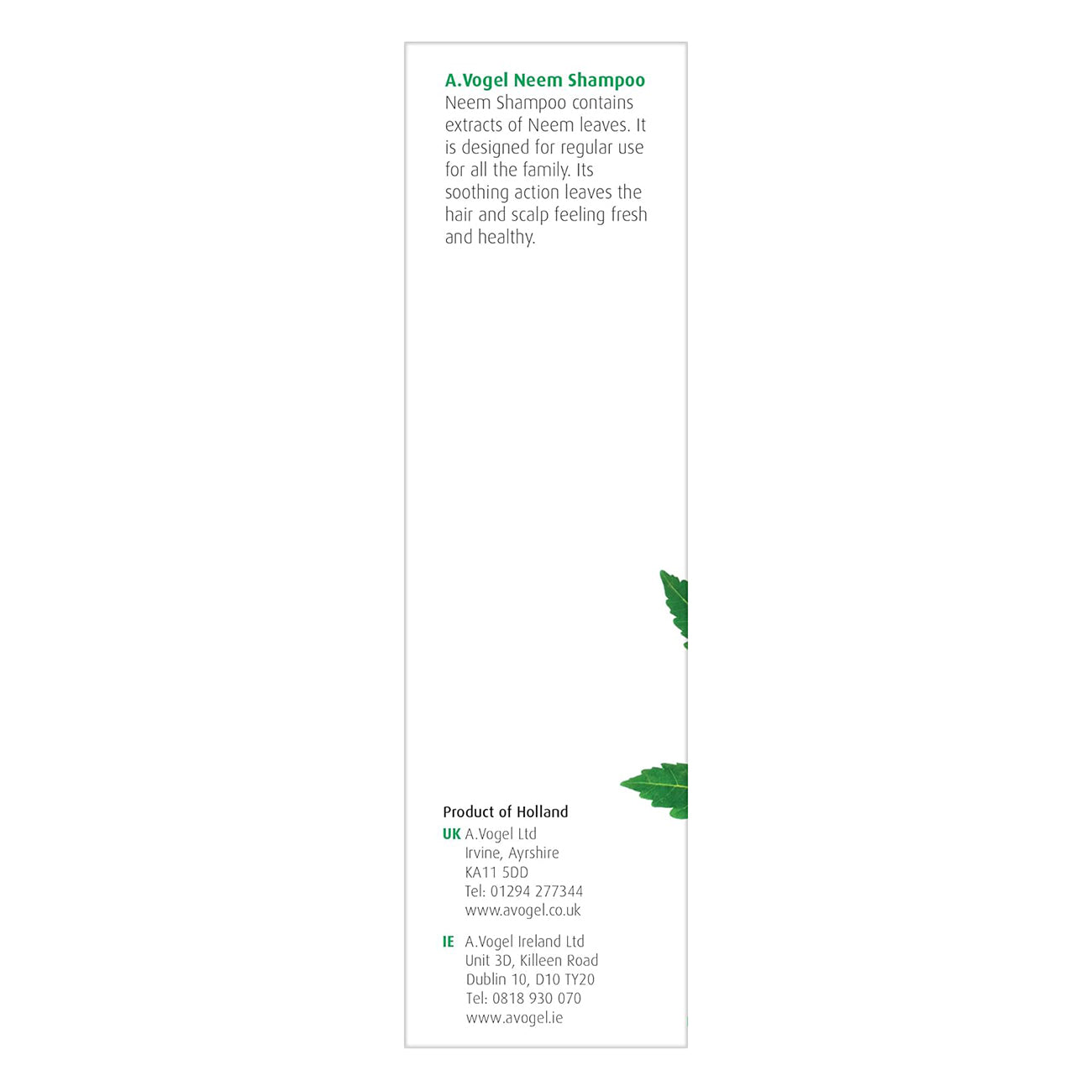 Neem Care Shampoo 200ml - A. Vogel - Shampoo - Eco Natural Products