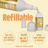 Neroli & Orange Refillable Roll - On Deodorant 75ml - Eco Natural Products - Salt Of the Earth - Deodorant