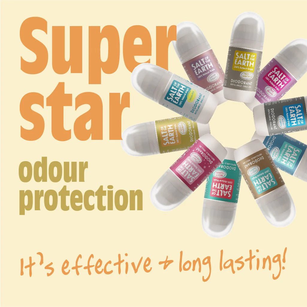 Neroli & Orange Refillable Roll - On Deodorant 75ml - Salt Of the Earth - Deodorant - Eco Natural Products