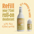 Neroli & Orange Roll - On Refill Deodorant 525ml - Eco Natural Products - Salt Of the Earth - Deodorant