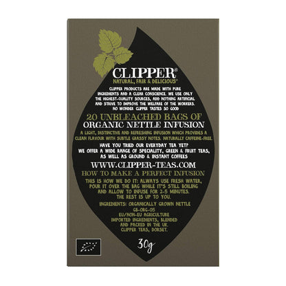 Nettle Infusion 20 Bags - Clipper - Infusion - Eco Natural Products
