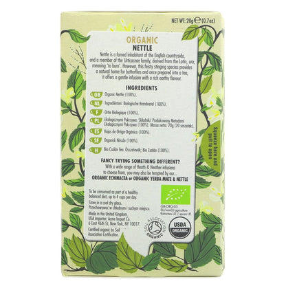 Nettle Infusion 20 Bags - Heath & Heather - Infusion - Eco Natural Products