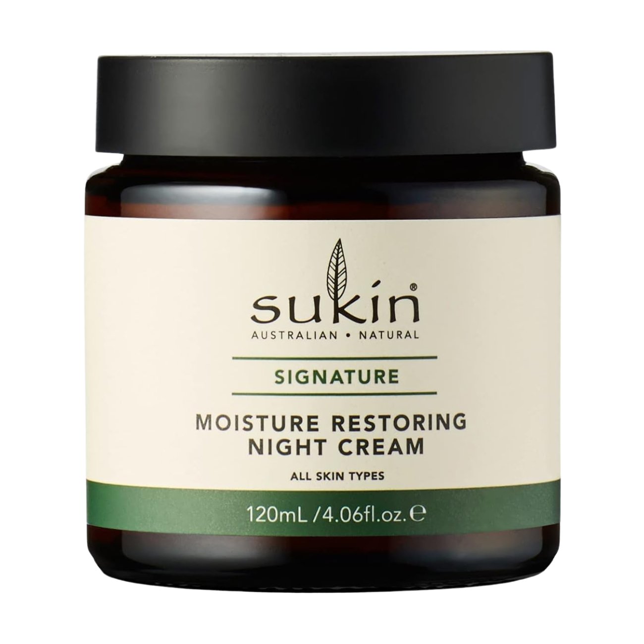 Night Cream Moisture Restoring Jar 120ml - Eco Natural Products - Sukin - Night face cream