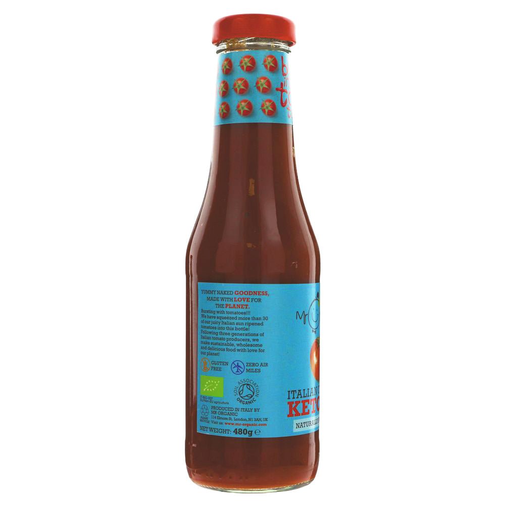 No Added Sugar Ketchup 480g - Eco Natural Products - Mr Organic - Sauce