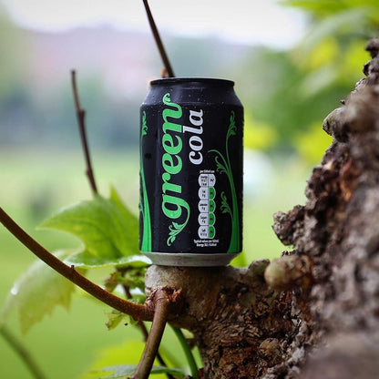 No Calorie Cola Can 330ml - Green Cola - Carbonated Drink - Eco Natural Products