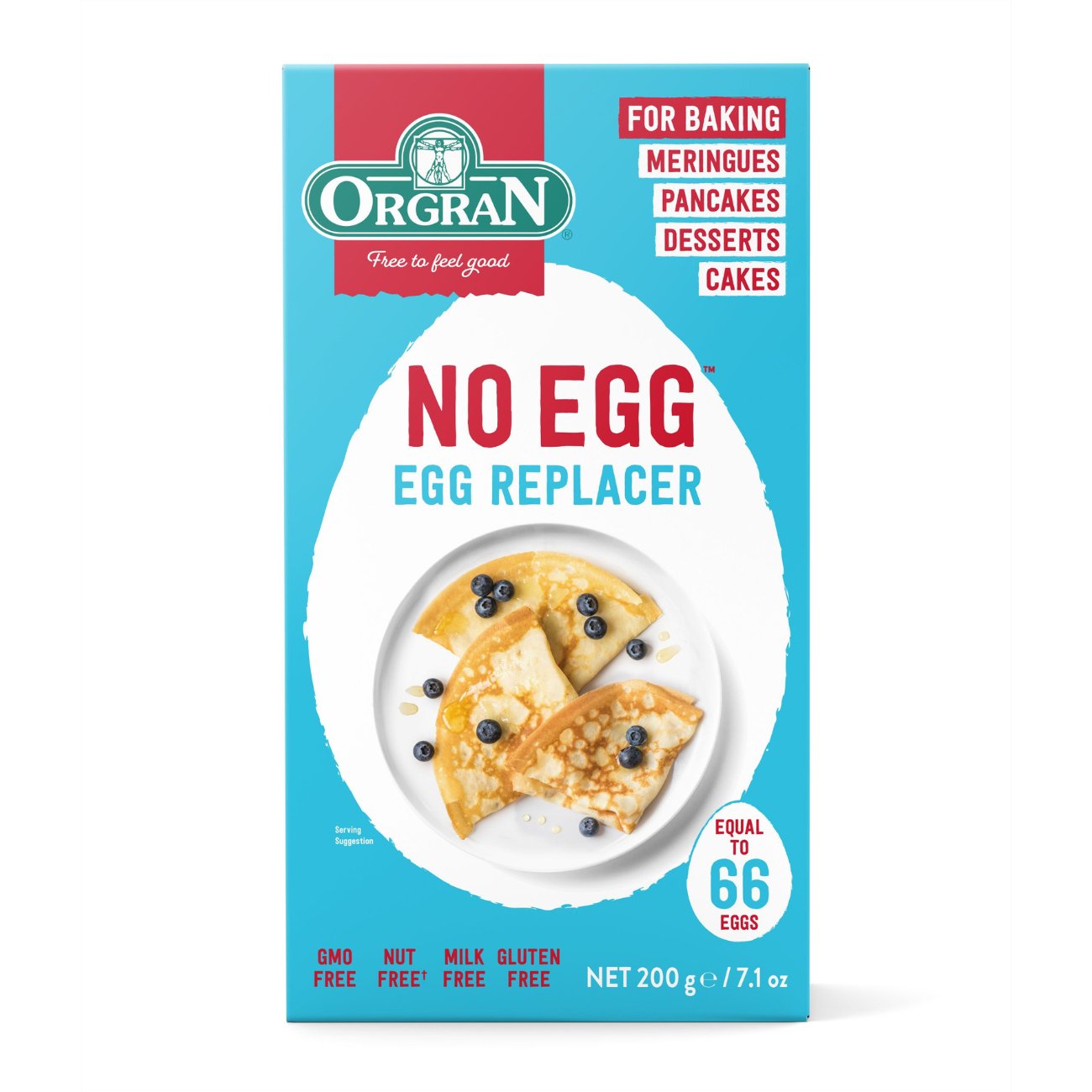No Egg Egg Replacer 200g - Orgran - Egg Replacer - Eco Natural Products