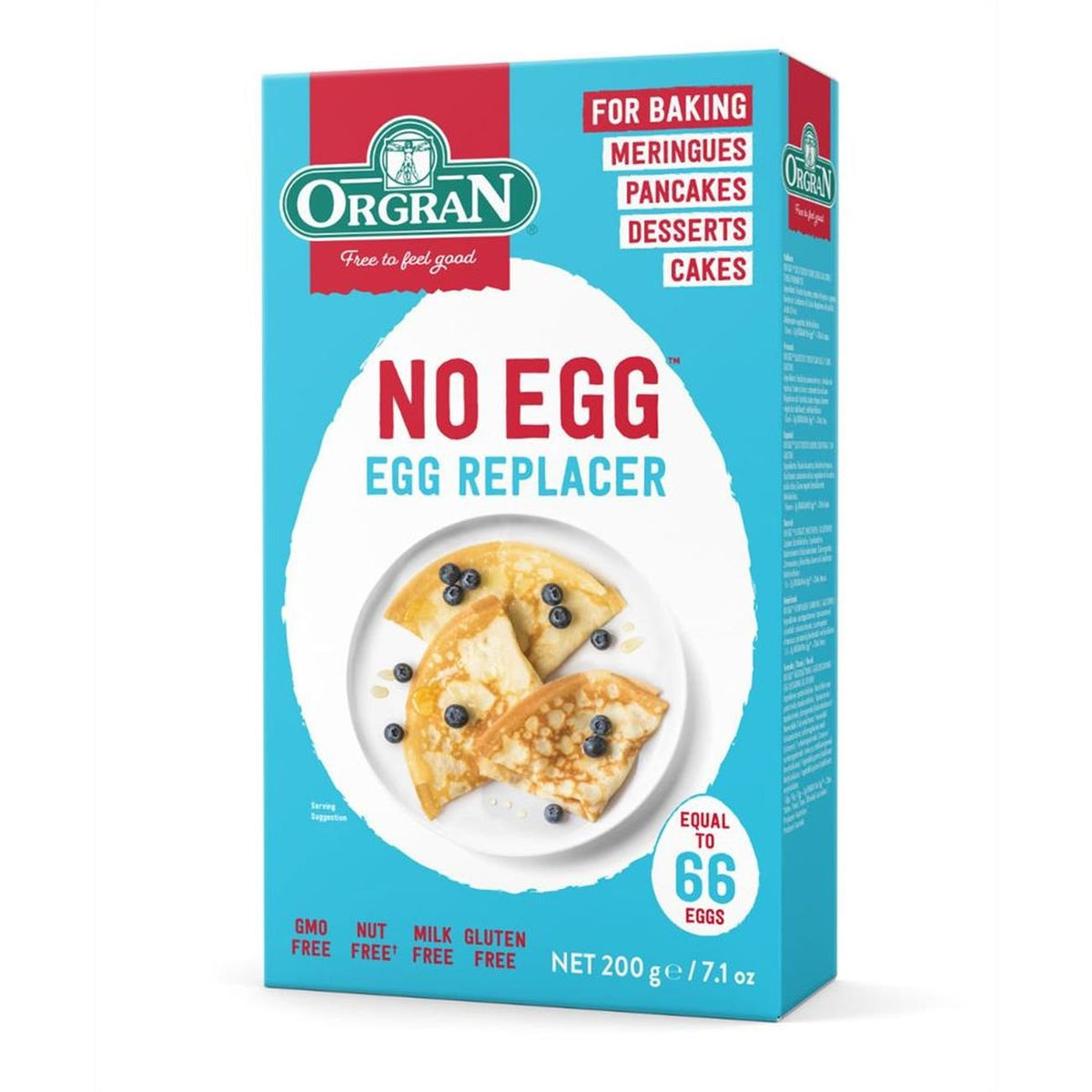 No Egg Egg Replacer 200g - Orgran - Egg Replacer - Eco Natural Products