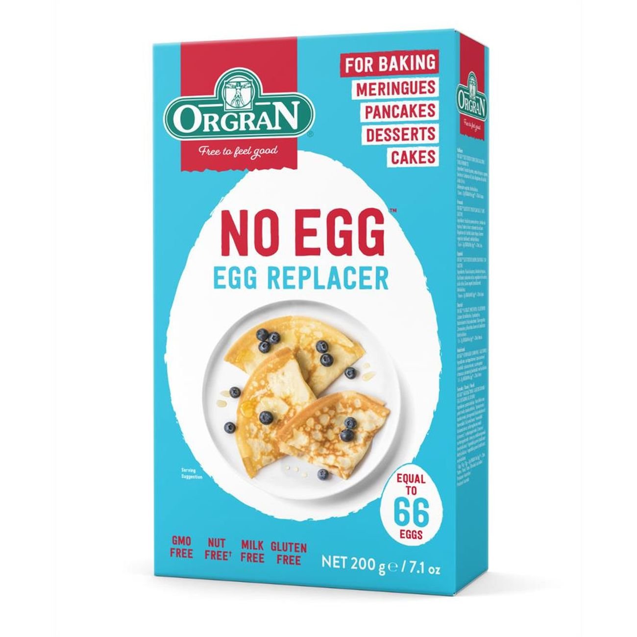 No Egg Egg Replacer 200g - Orgran - Egg Replacer - Eco Natural Products