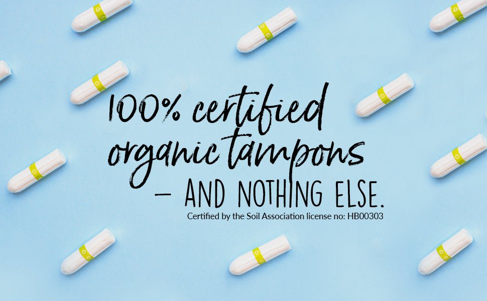 Non Applicator Organic Tampons Super Plus 20 Per Pack - Natracare - Feminine Sanitary Supplies - Eco Natural Products