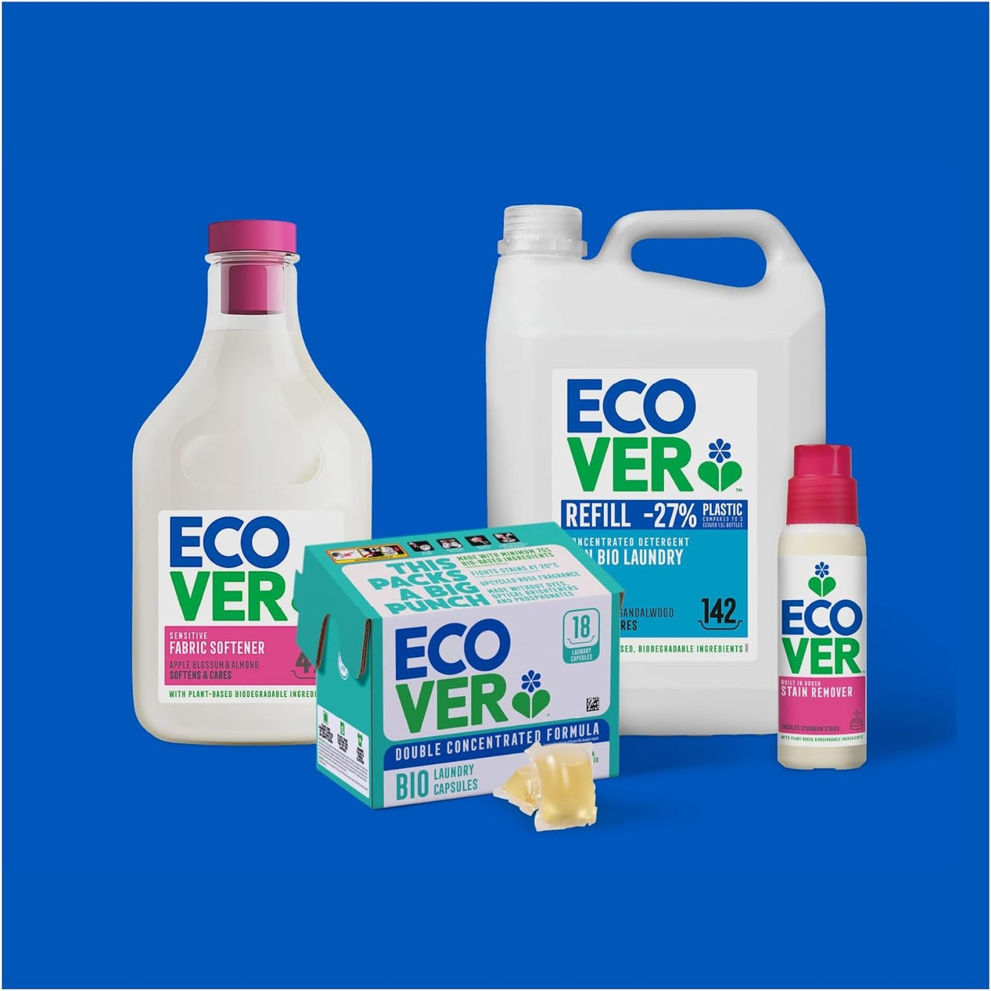 Non - Bio Laundry Capsules 18 Capsules - Ecover - Laundry - Eco Natural Products