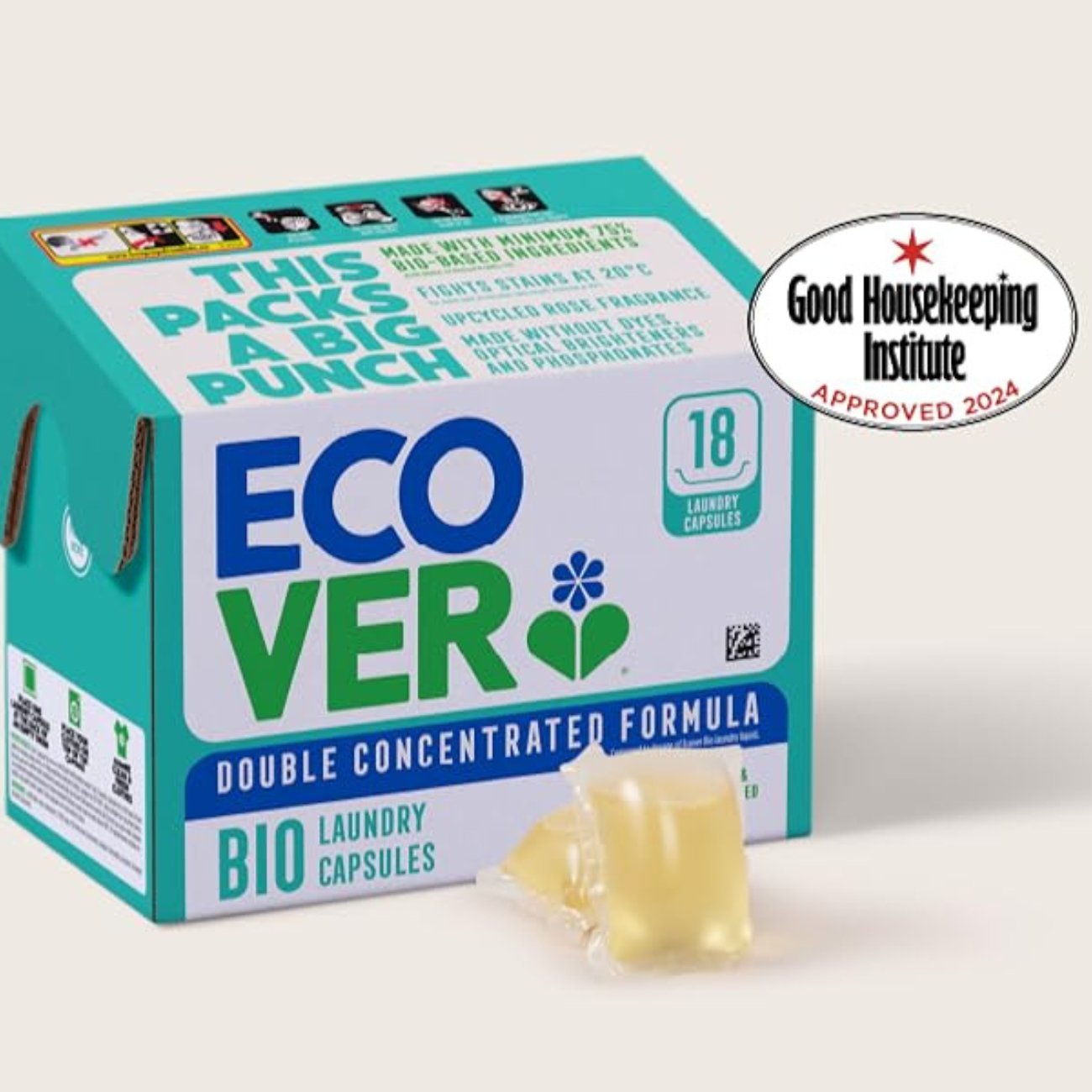 Non - Bio Laundry Capsules 18 Capsules - Ecover - Laundry - Eco Natural Products