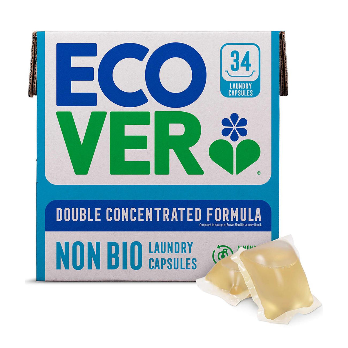 Non - Bio Laundry Capsules 34 Capsules - Ecover - Laundry - Eco Natural Products