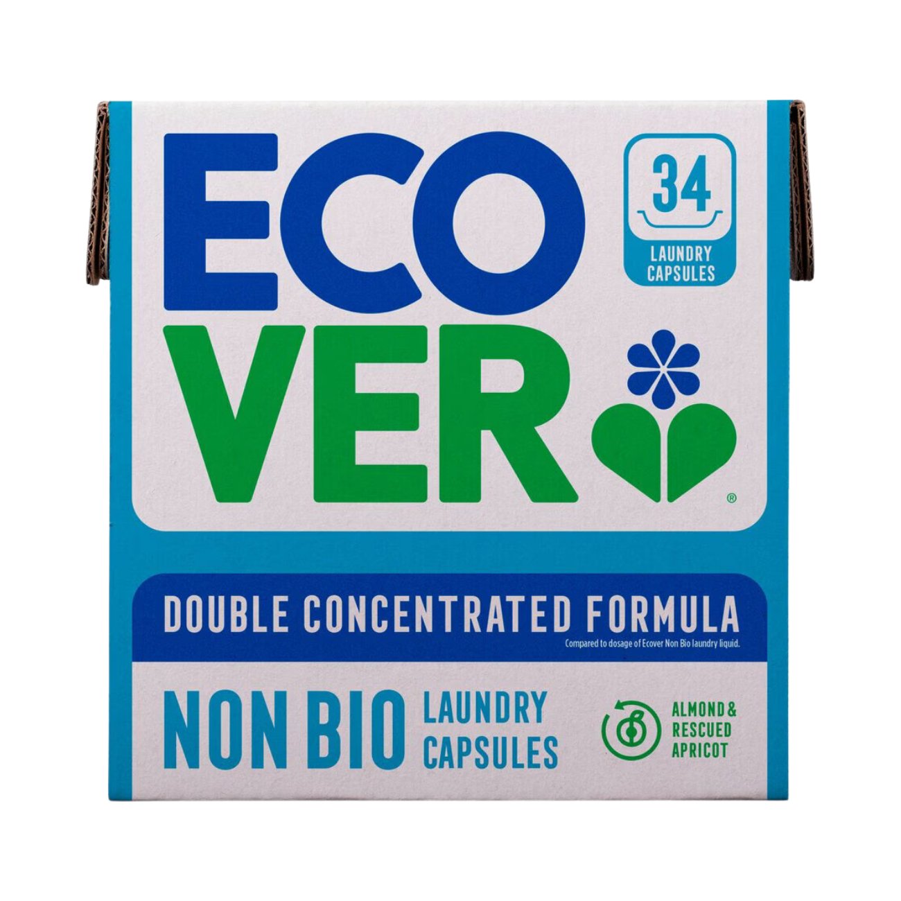 Non - Bio Laundry Capsules 34 Capsules - Eco Natural Products - Ecover - Laundry