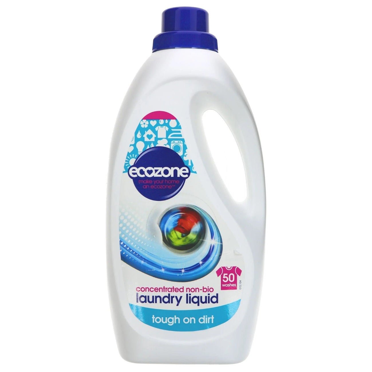 Non Bio Laundry Liquid Concentrated 50 Washes 2l - Eco Natural Products - Ecozone - Laundry