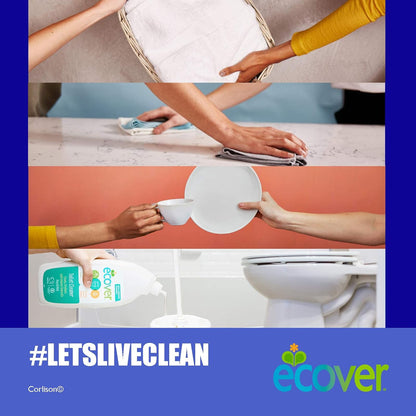 Non - Bio Liquid Gentle Fragrance Laundry Liquid 50 Washes 5L - Ecover - Laundry Liquid - Eco Natural Products