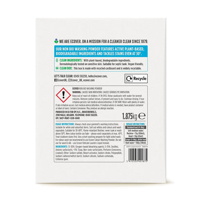 Non - Bio Washing Powder 1.8kg - Ecover - Washing Powder - Eco Natural Products