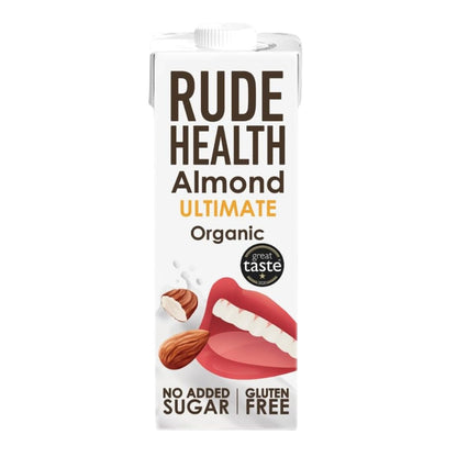 Non Dairy Ultimate Almond Milk 1L - Rude Health - Drink Almond - Eco Natural Products