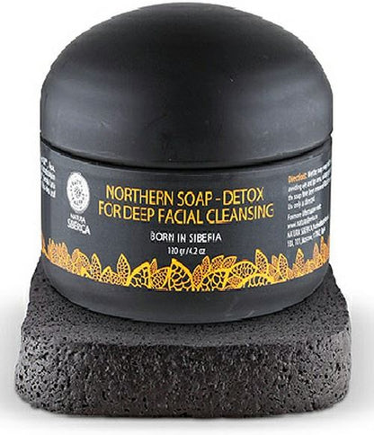 Northern Facial Soap Based on Activated Carbon - Natura Siberica - Soap - Eco Natural Products